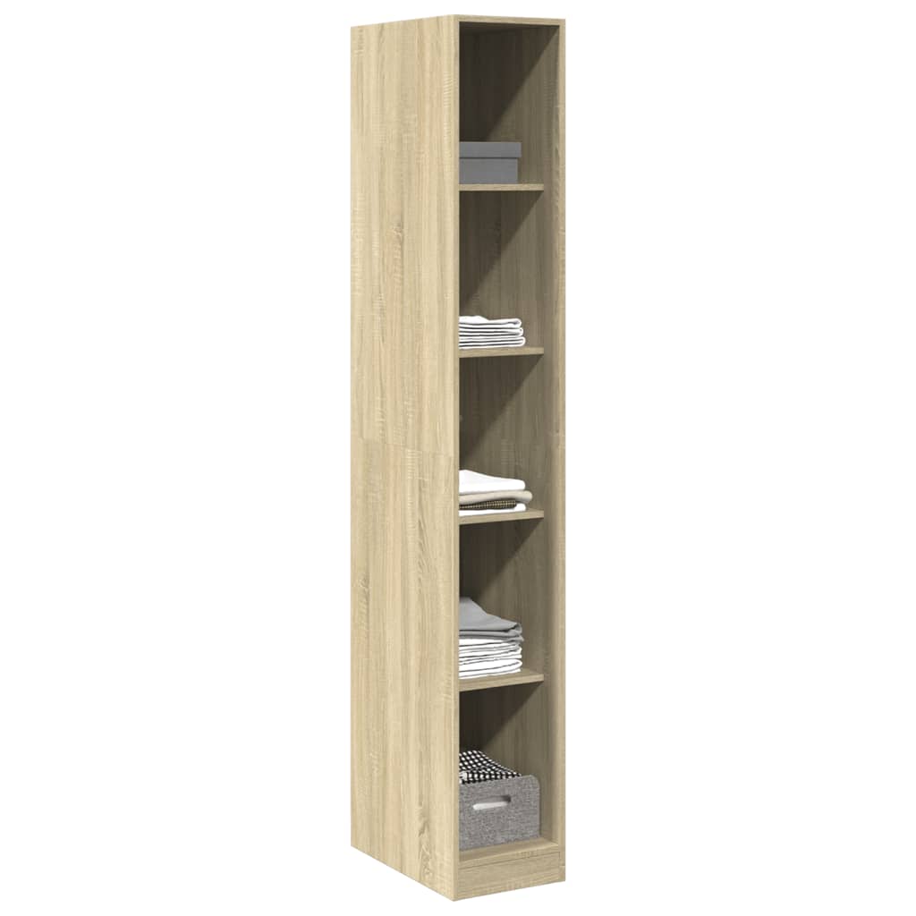 Armadio Rovere Sonoma 30x50x200 cm in Legno tecnico | homemem39