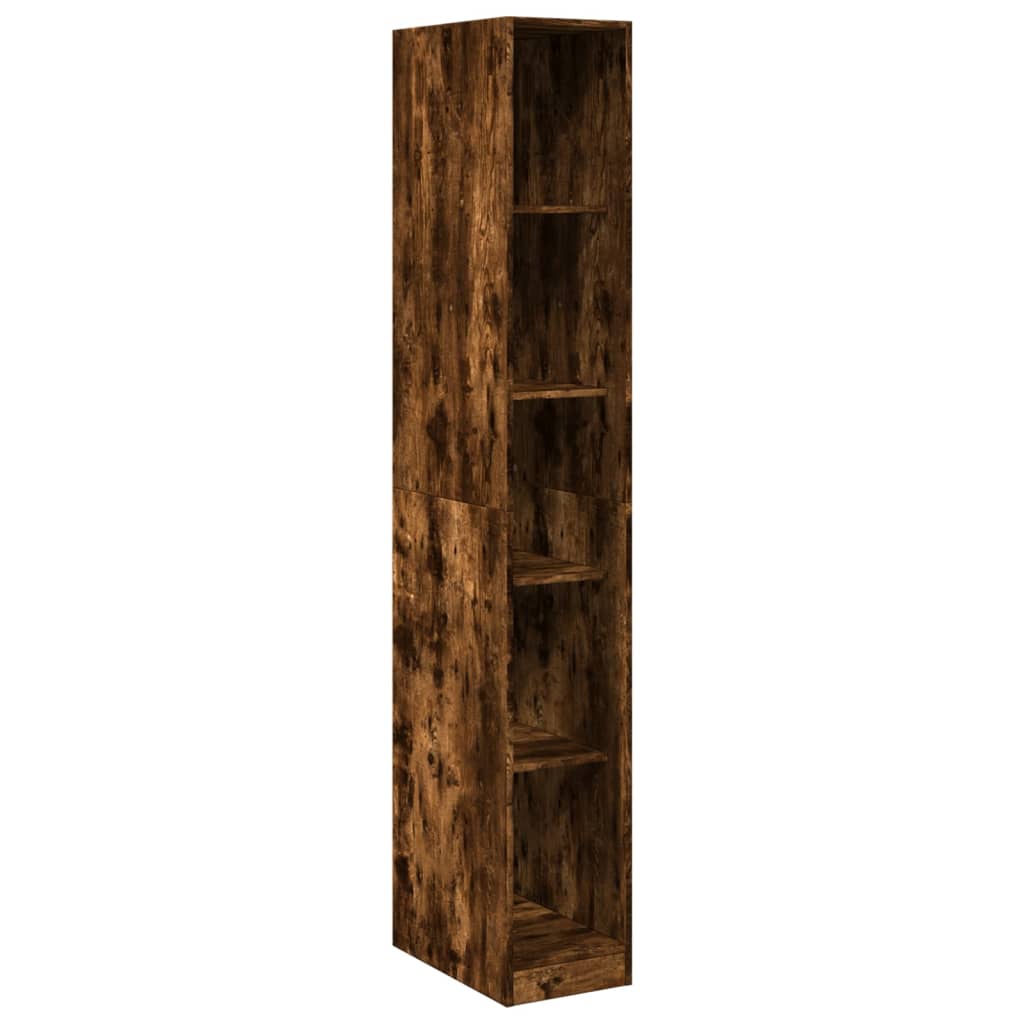 Armadio Rovere Fumo 30x50x200 cm in Legno tecnico - homemem39