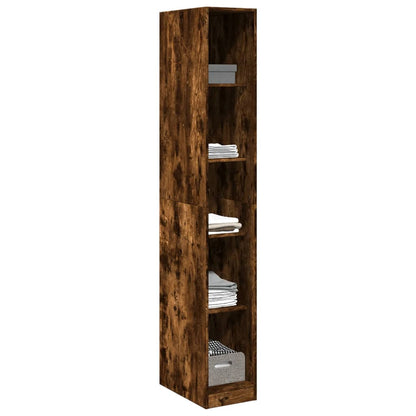 Armadio Rovere Fumo 30x50x200 cm in Legno tecnico | homemem39