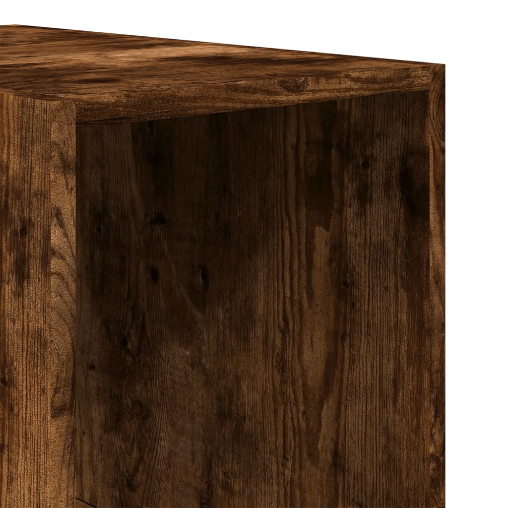 Armadio Rovere Fumo 30x50x200 cm in Legno tecnico - homemem39