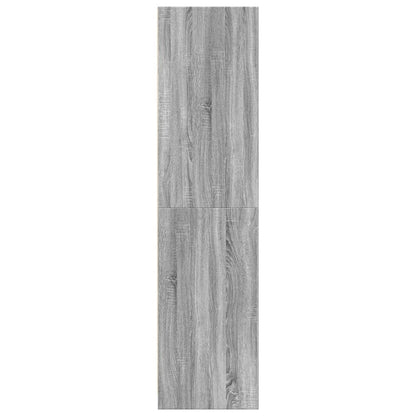 Armadio Grigio Sonoma 30x50x200 cm in Legno tecnico - homemem39