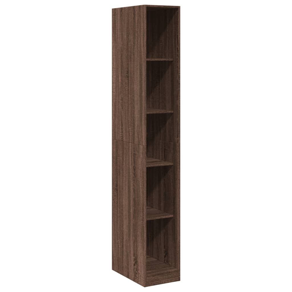 Armadio Rovere Marrone 30x50x200 cm in Legno tecnico - homemem39