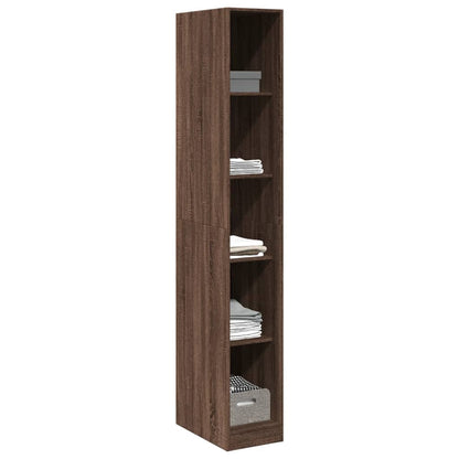 Armadio Rovere Marrone 30x50x200 cm in Legno tecnico - homemem39