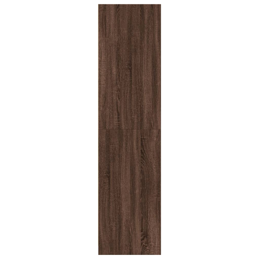 Armadio Rovere Marrone 30x50x200 cm in Legno tecnico - homemem39