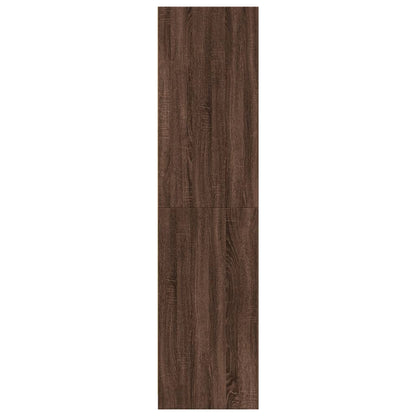 Armadio Rovere Marrone 30x50x200 cm in Legno tecnico - homemem39