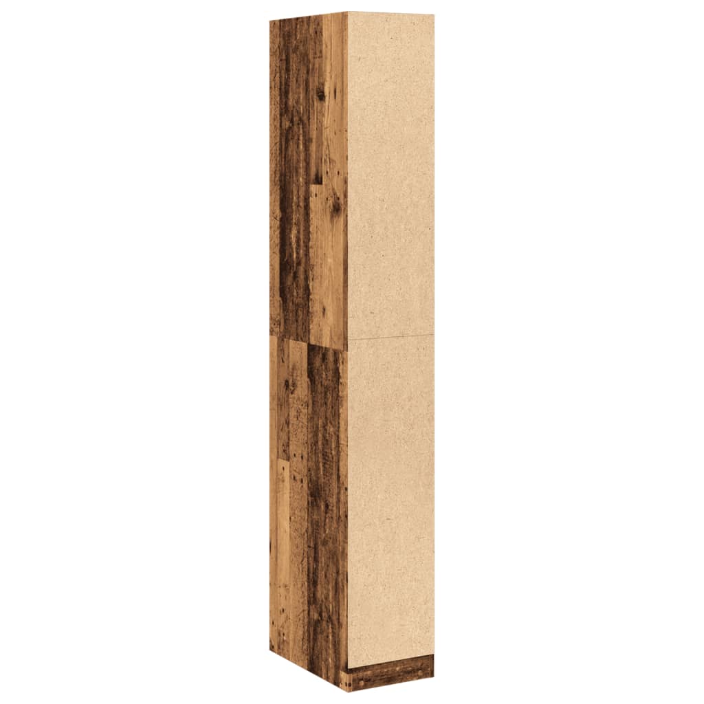 Armadio Legno Antico 30x50x200 cm in Legno tecnico | homemem39