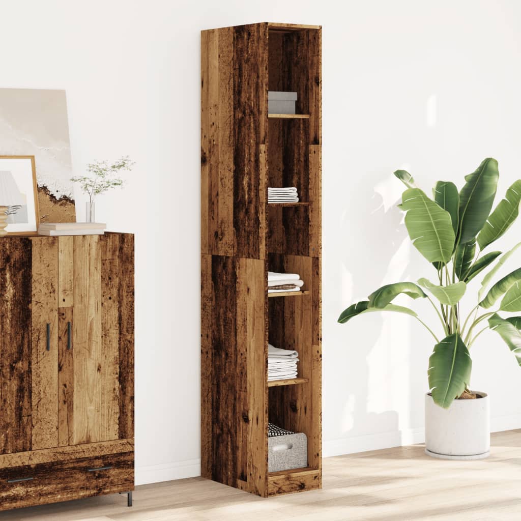 Armadio Legno Antico 30x50x200 cm in Legno tecnico | homemem39