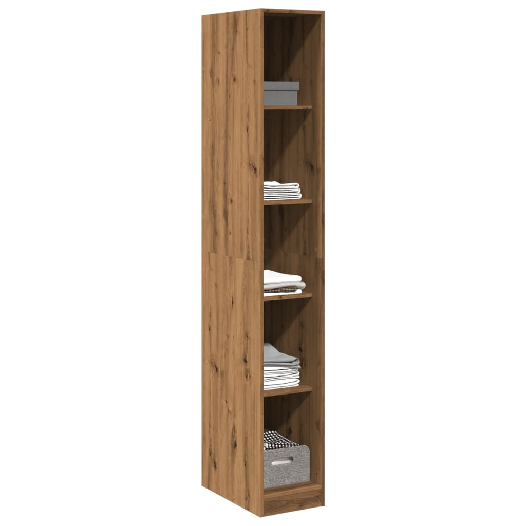 Armadio Rovere Artigianale 30x50x200 cm in Legno tecnico - homemem39