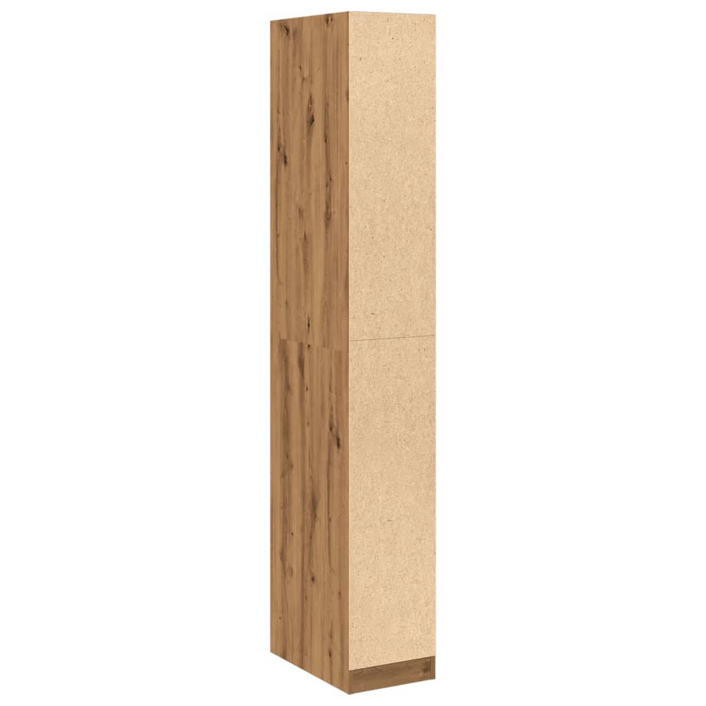 Armadio Rovere Artigianale 30x50x200 cm in Legno tecnico - homemem39