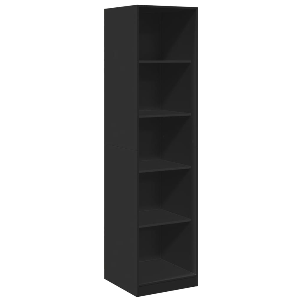 Armadio Nero 50x50x200 cm in Legno tecnico - homemem39