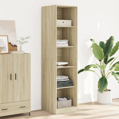 Armadio Rovere Sonoma 50x50x200 cm in Legno tecnico | homemem39