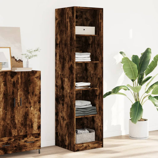 Armadio Rovere Fumo 50x50x200 cm in Legno tecnico | homemem39