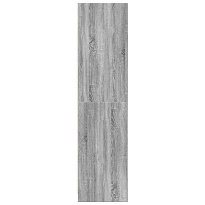 Armadio Grigio Sonoma 50x50x200 cm in Legno tecnico - homemem39