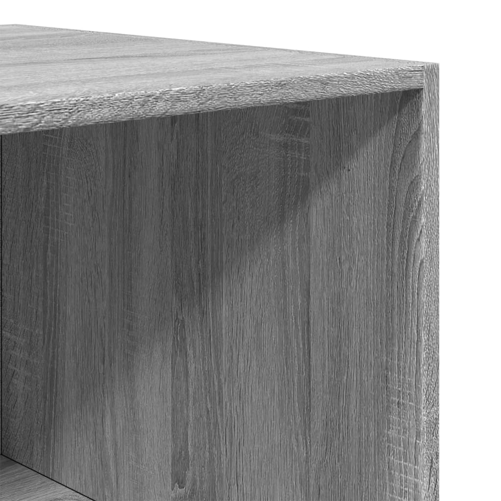 Armadio Grigio Sonoma 50x50x200 cm in Legno tecnico - homemem39