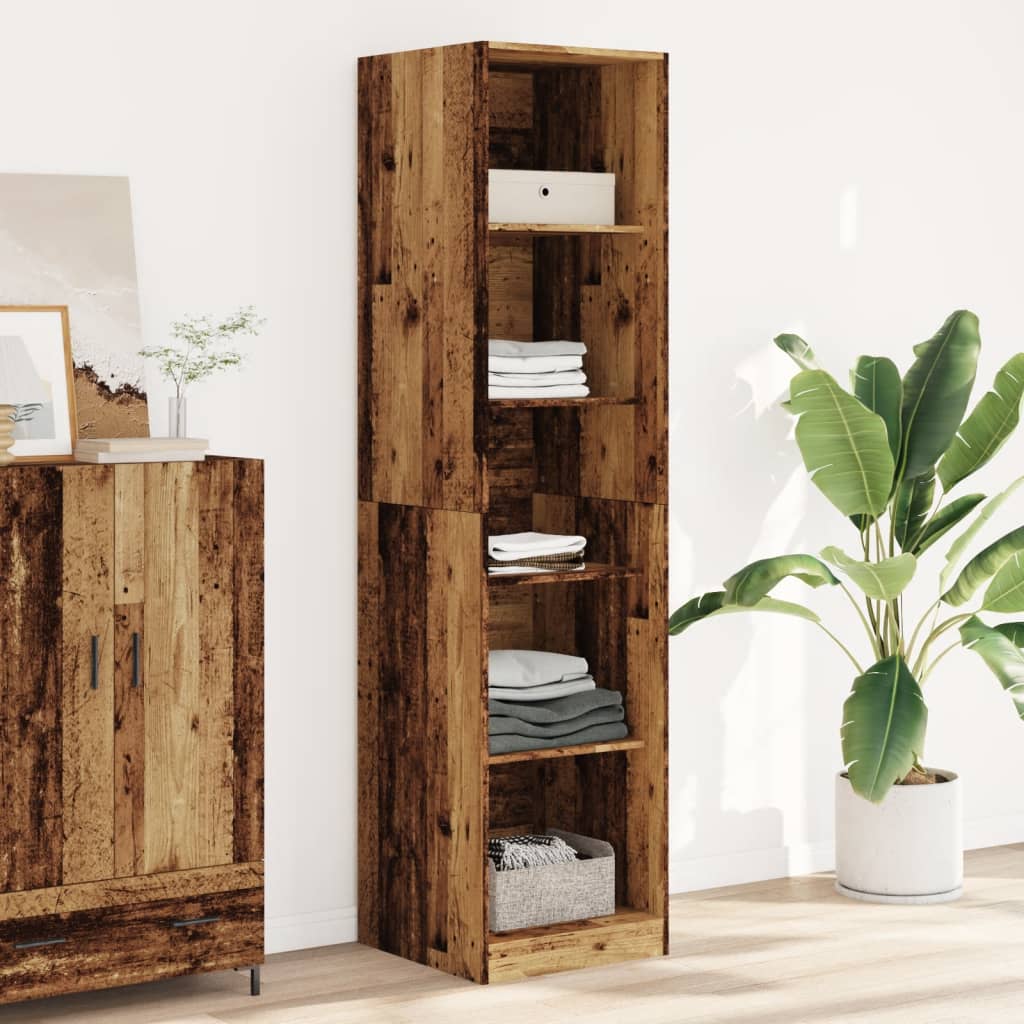 Armadio Legno Antico 50x50x200 cm in Legno tecnico | homemem39