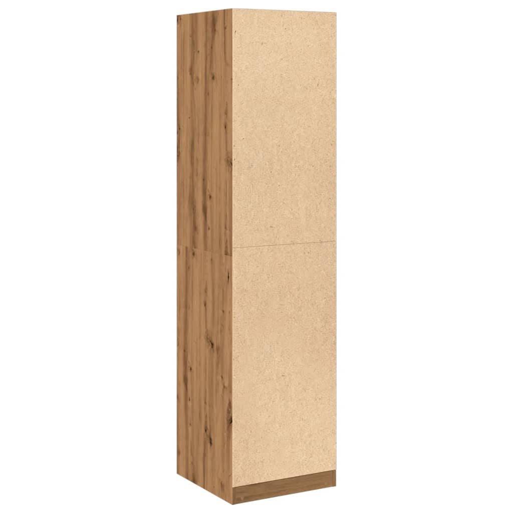 Armadio Rovere Artigianale 50x50x200 cm in Legno tecnico - homemem39