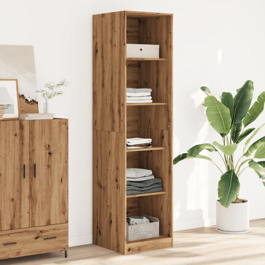 Armadio Rovere Artigianale 50x50x200 cm in Legno tecnico - homemem39