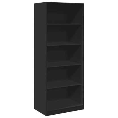 Armadio Nero 80x50x200 cm in Legno tecnico - homemem39