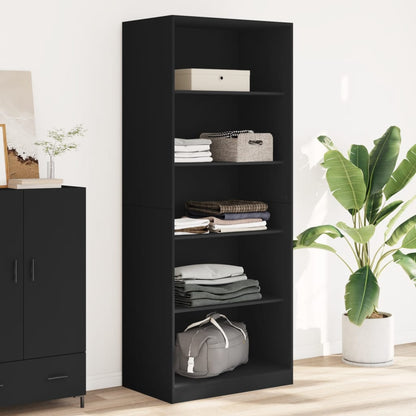 Armadio Nero 80x50x200 cm in Legno tecnico - homemem39