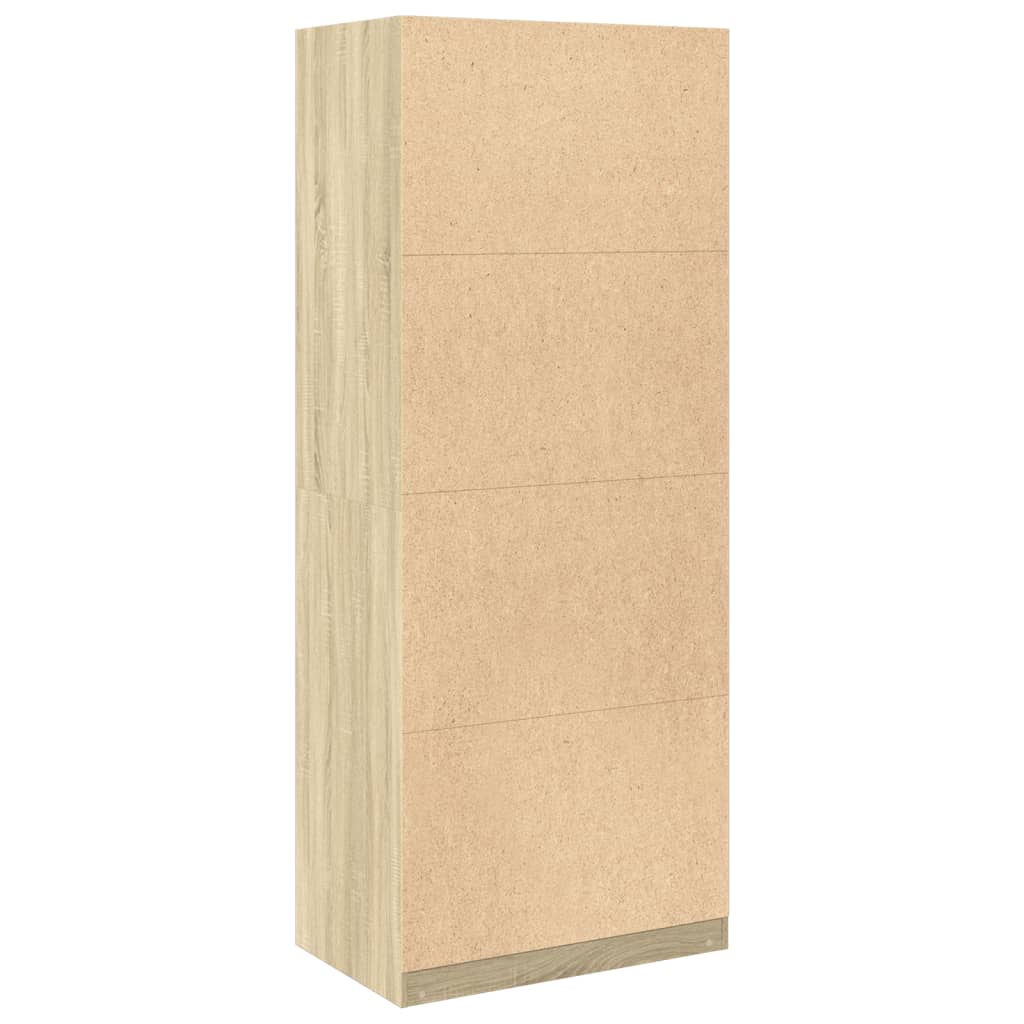 Armadio Rovere Sonoma 80x50x200 cm in Legno tecnico