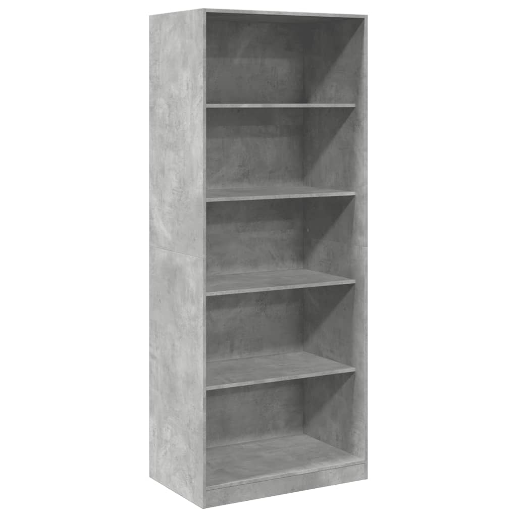 Armadio Grigio Cemento 80x50x200 cm in Legno tecnico | homemem39