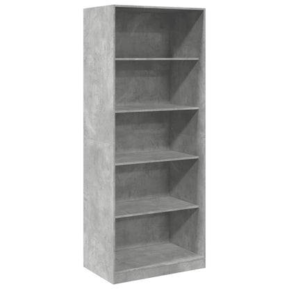 Armadio Grigio Cemento 80x50x200 cm in Legno tecnico | homemem39