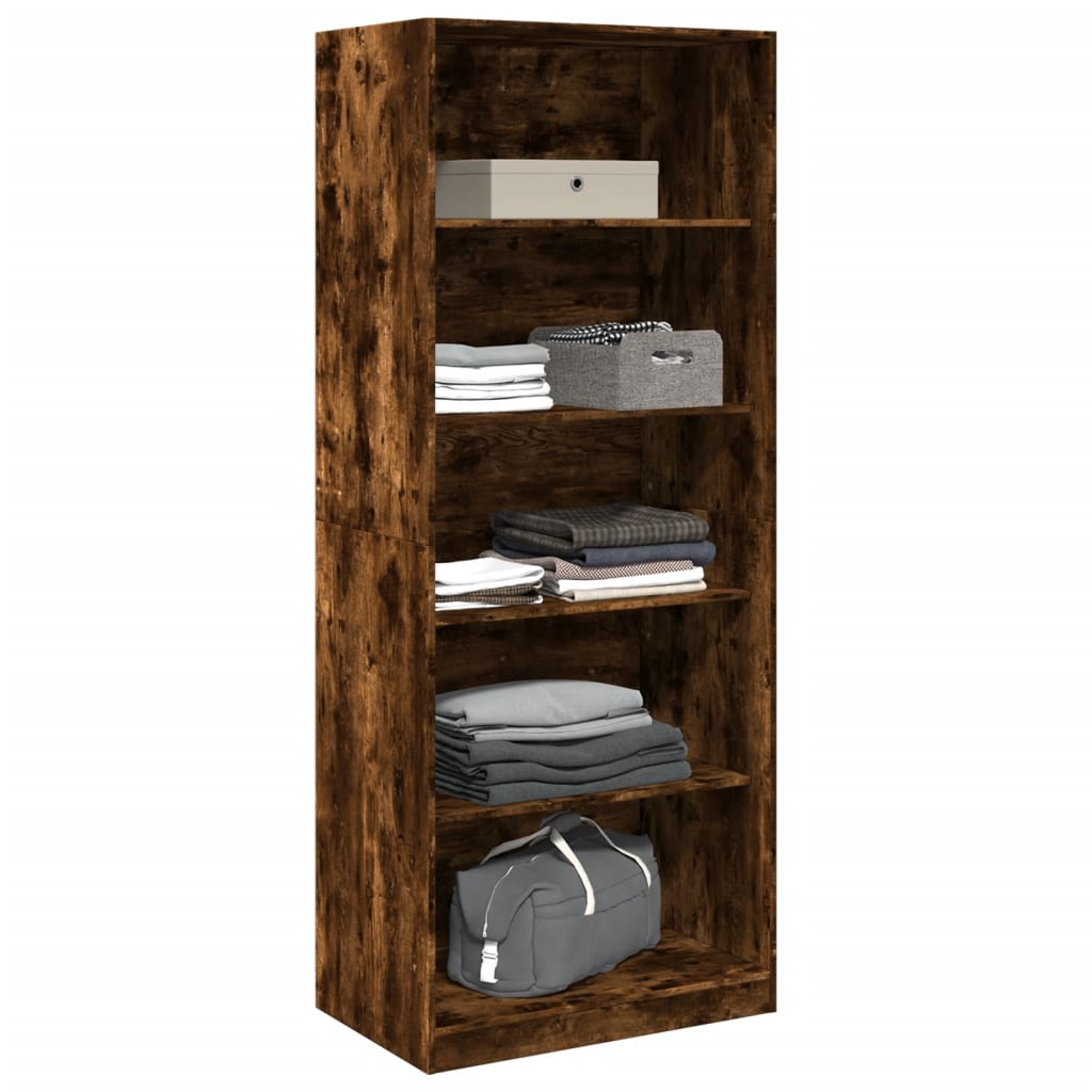Armadio Rovere Fumo 80x50x200 cm in Legno tecnico - homemem39