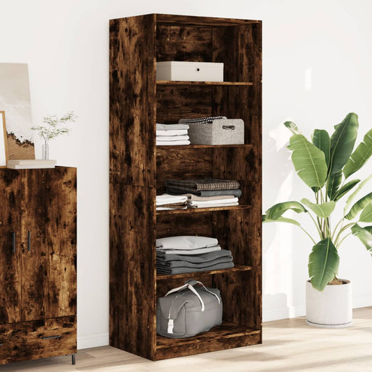 Armadio Rovere Fumo 80x50x200 cm in Legno tecnico - homemem39