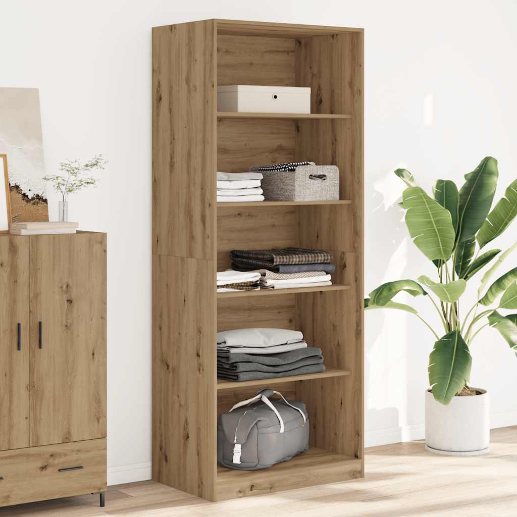 Armadio Rovere Artigianale 80x50x200 cm in Legno tecnico