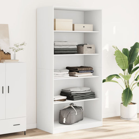 Armadio Bianco 100x50x200 cm in Legno tecnico