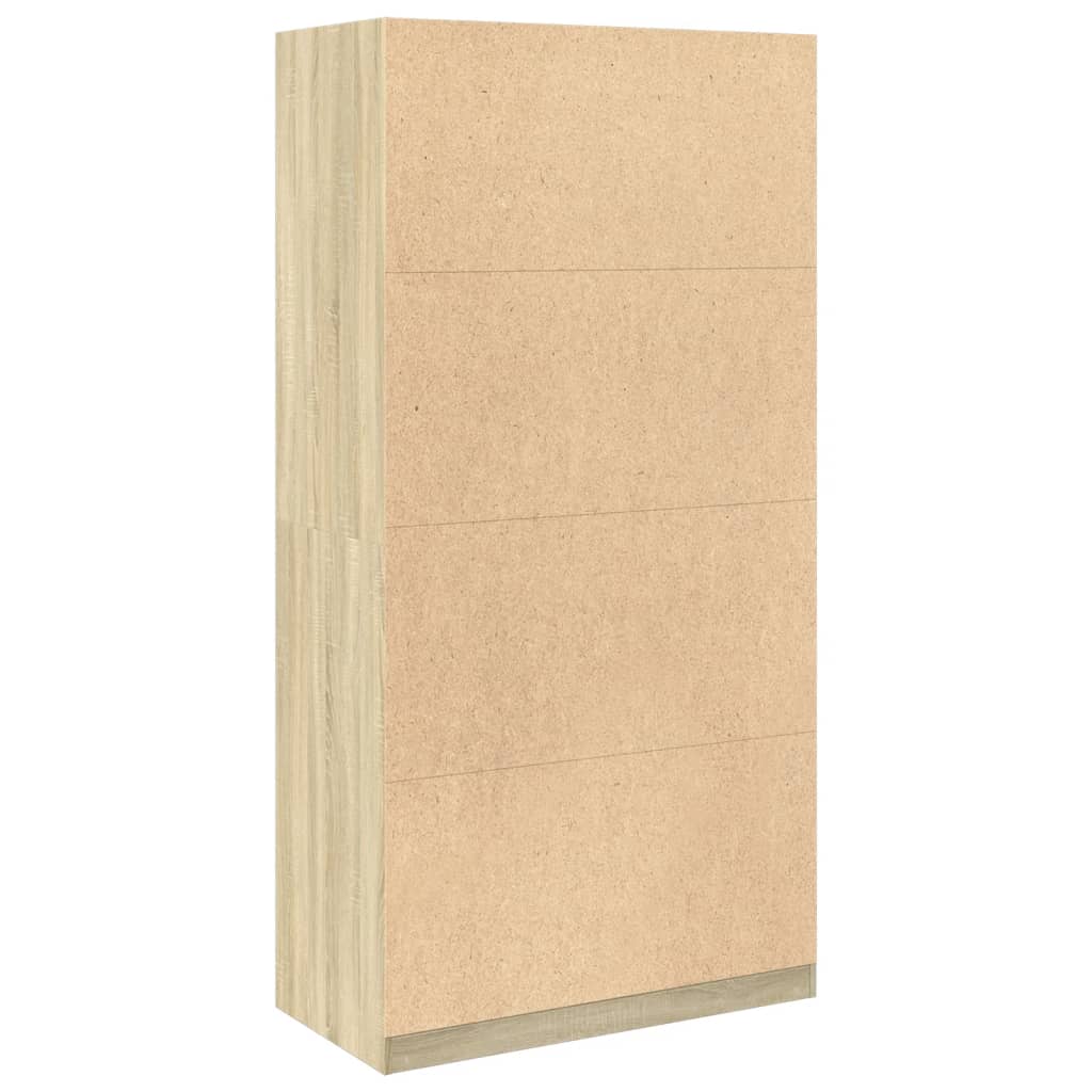 Armadio Rovere Sonoma 100x50x200 cm in Legno tecnico