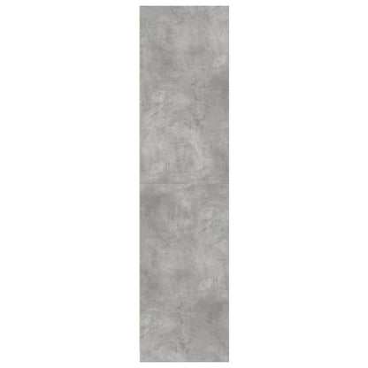 Armadio Grigio Cemento 100x50x200 cm in Legno tecnico - homemem39