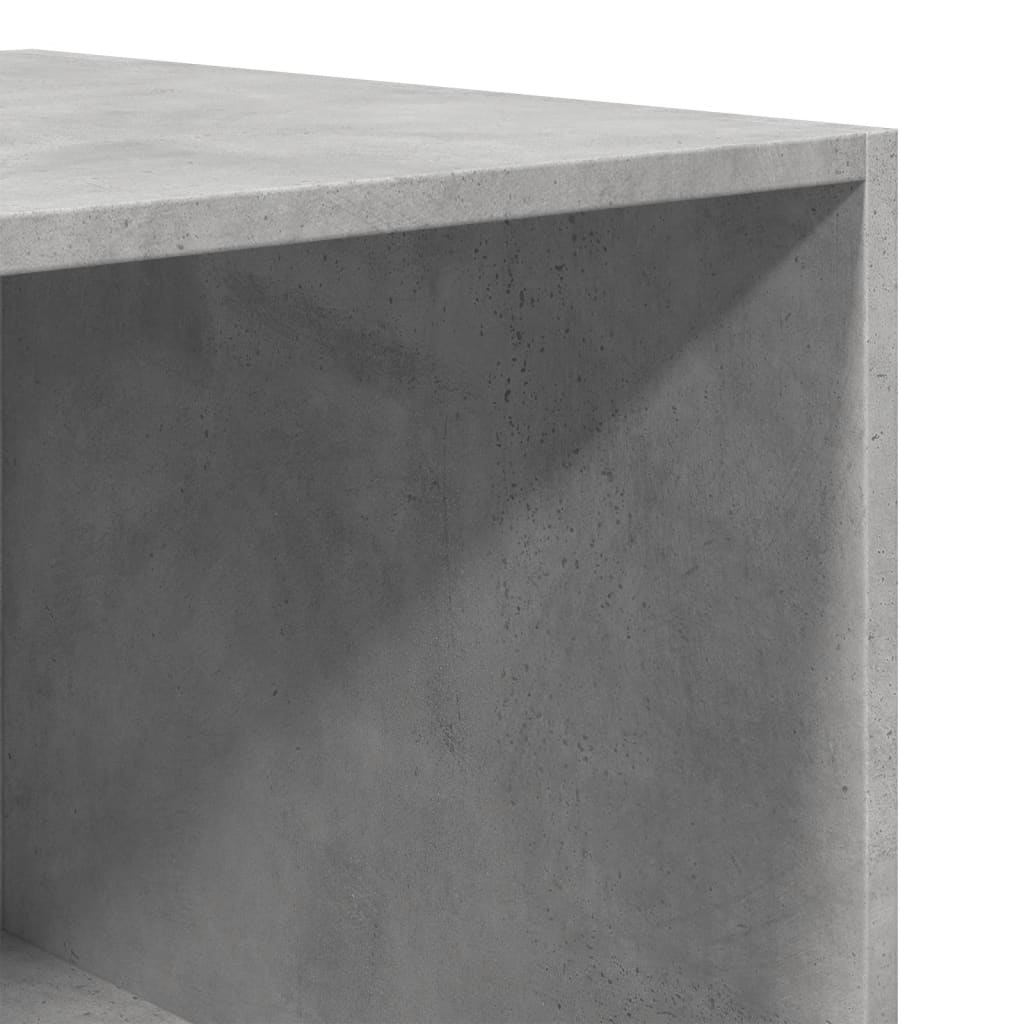 Armadio Grigio Cemento 100x50x200 cm in Legno tecnico