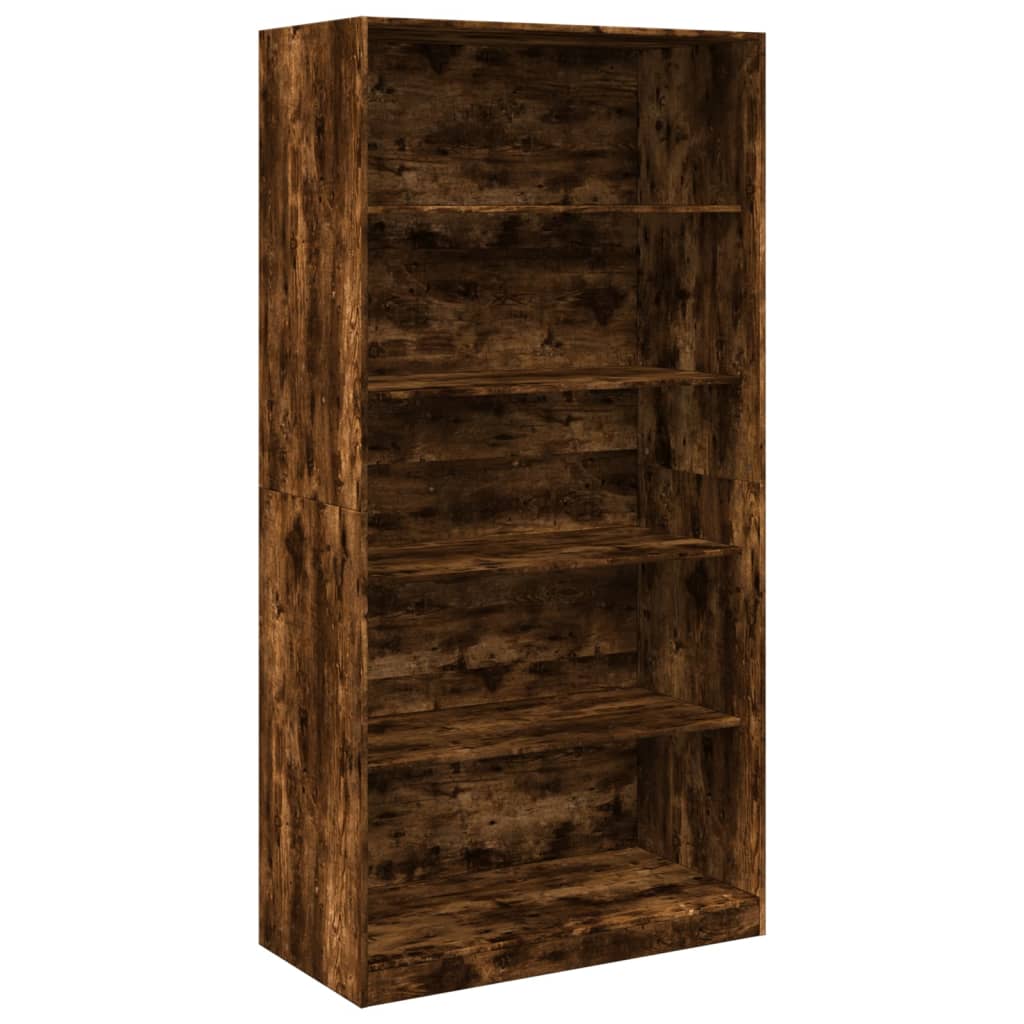Armadio Rovere Fumo 100x50x200 cm in Legno tecnico - homemem39