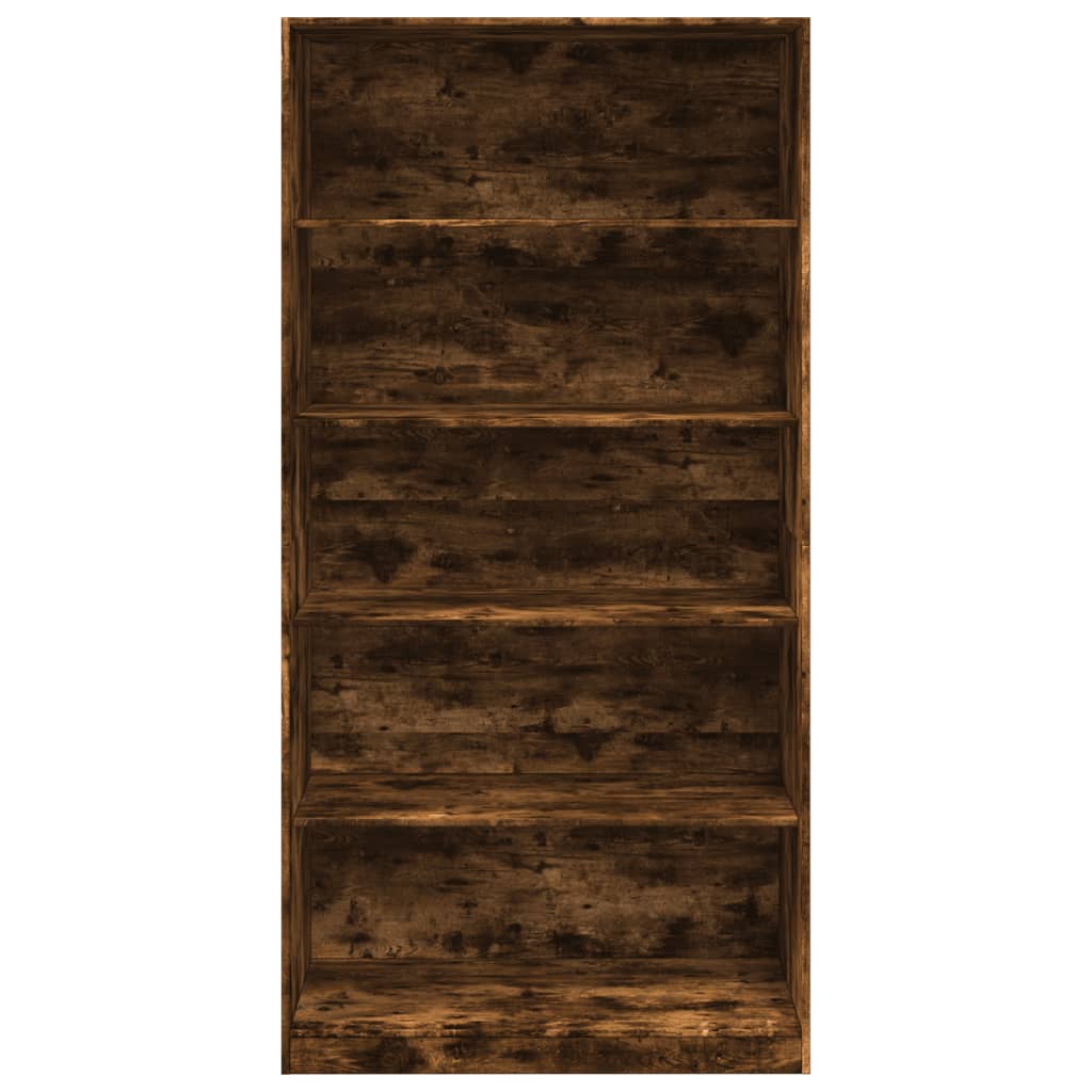 Armadio Rovere Fumo 100x50x200 cm in Legno tecnico