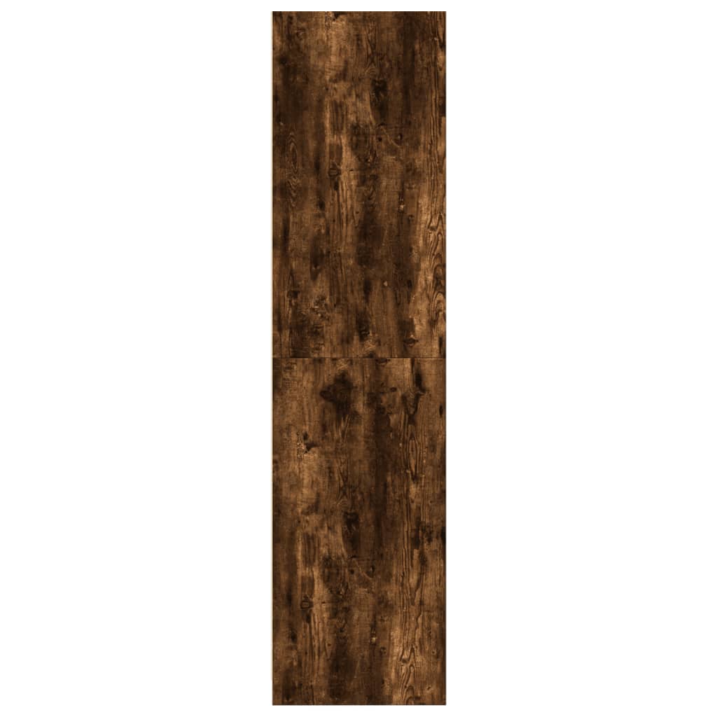 Armadio Rovere Fumo 100x50x200 cm in Legno tecnico - homemem39