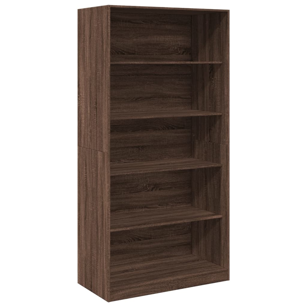 Armadio Rovere Marrone 100x50x200 cm in Legno tecnico - homemem39