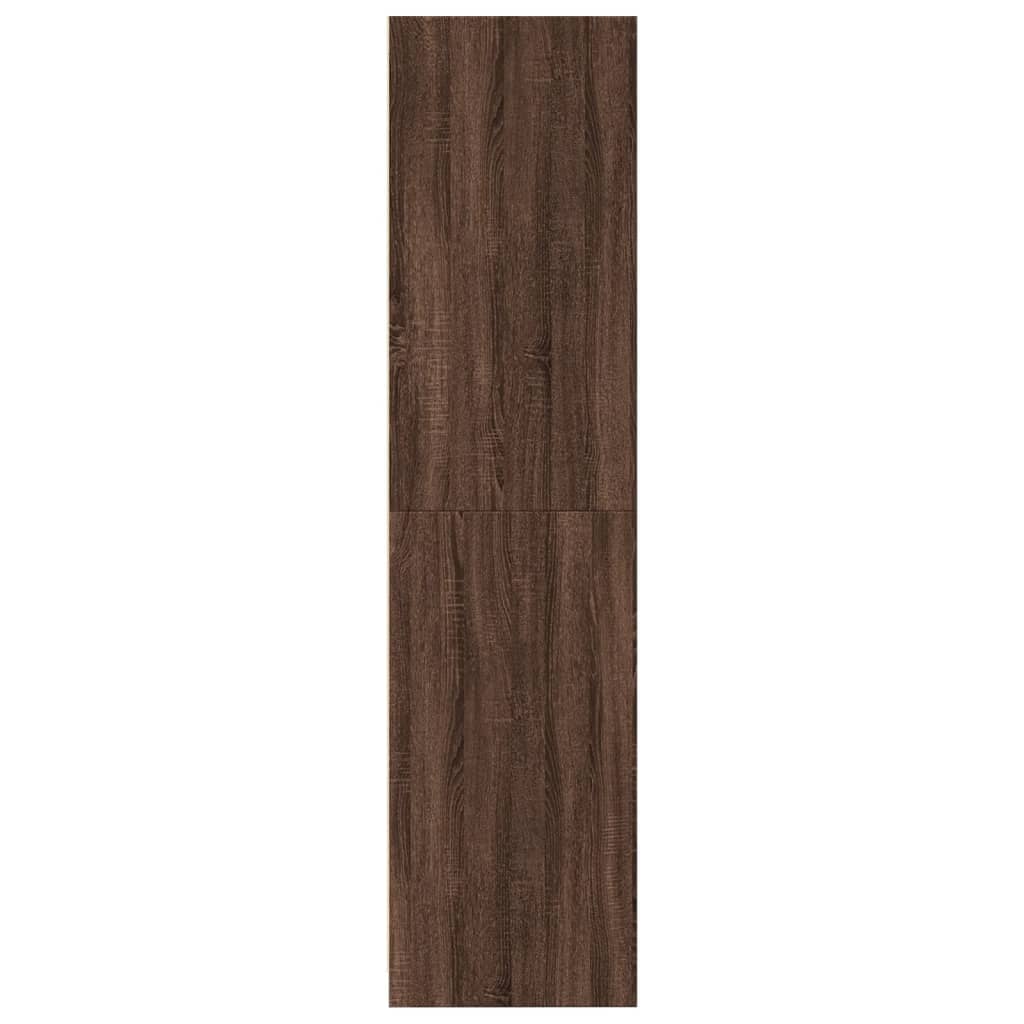 Armadio Rovere Marrone 100x50x200 cm in Legno tecnico - homemem39