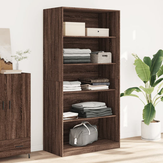 Armadio Rovere Marrone 100x50x200 cm in Legno tecnico - homemem39