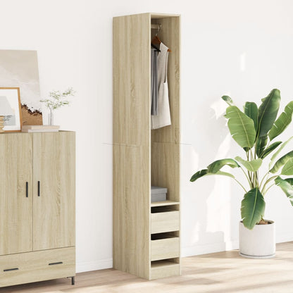 Armadio Rovere Sonoma 30x50x200 cm in Legno Multistrato - homemem39