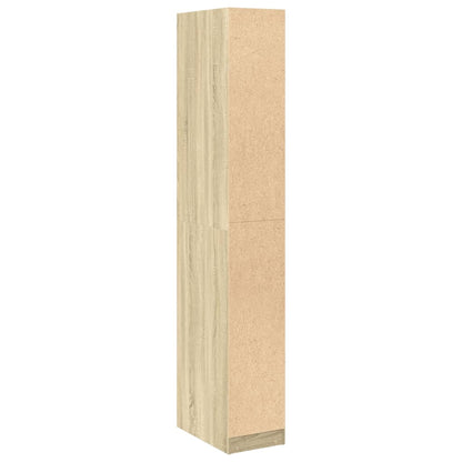 Armadio Rovere Sonoma 30x50x200 cm in Legno Multistrato - homemem39