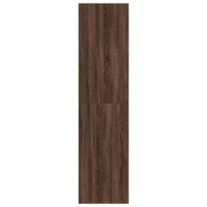 Armadio Rovere Marrone 30x50x200 cm in Legno Multistrato - homemem39