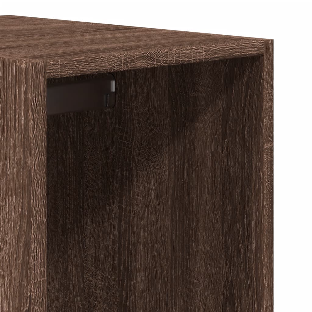 Armadio Rovere Marrone 30x50x200 cm in Legno Multistrato - homemem39