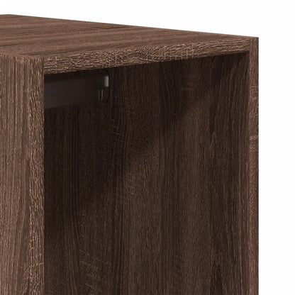 Armadio Rovere Marrone 30x50x200 cm in Legno Multistrato - homemem39