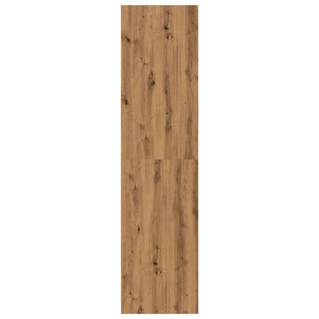 Armadio Rovere Artigianale 30x50x200 cm in Legno Multistrato - homemem39