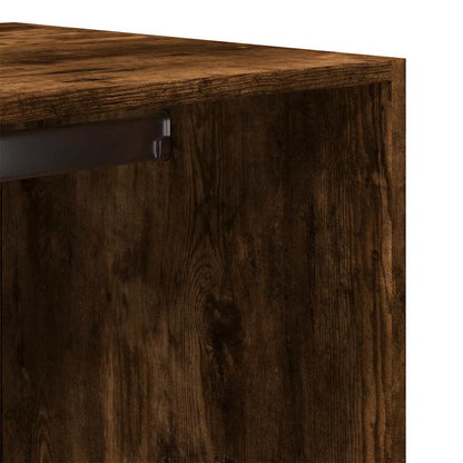 Armadio Rovere Fumo 80x50x200 cm in Legno Multistrato - homemem39