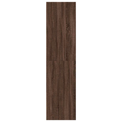 Armadio Rovere Marrone 80x50x200 cm in Legno Multistrato - homemem39