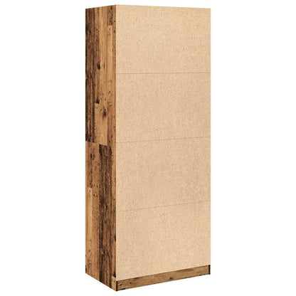 Armadio Legno Antico 80x50x200 cm in Legno Multistrato - homemem39