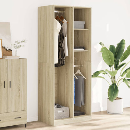 Armadio Rovere Sonoma 80x50x200 cm in Legno Multistrato - homemem39