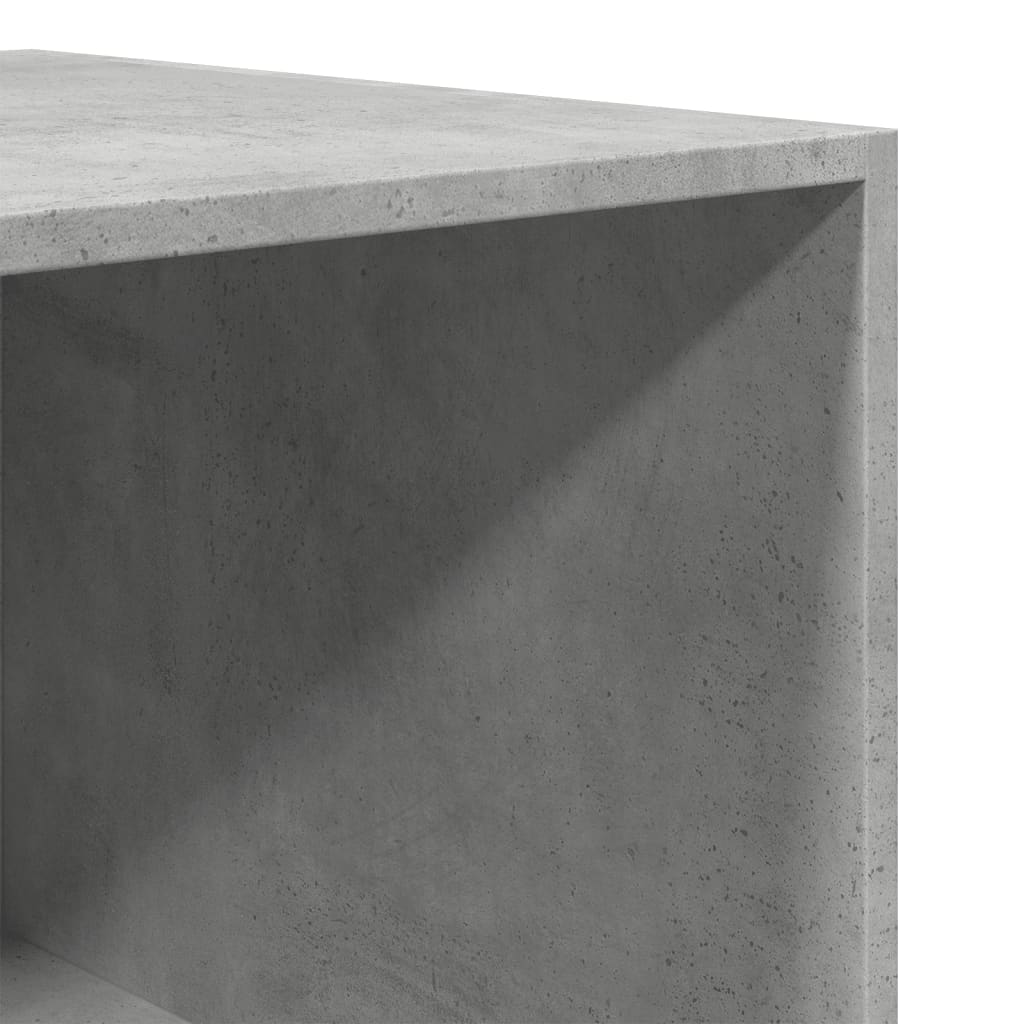 Armadio Grigio Cemento 80x50x200 cm in Legno Multistrato | homemem39